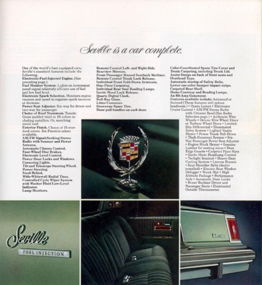 1978 Cadillac Full-Line Brochure Page 34